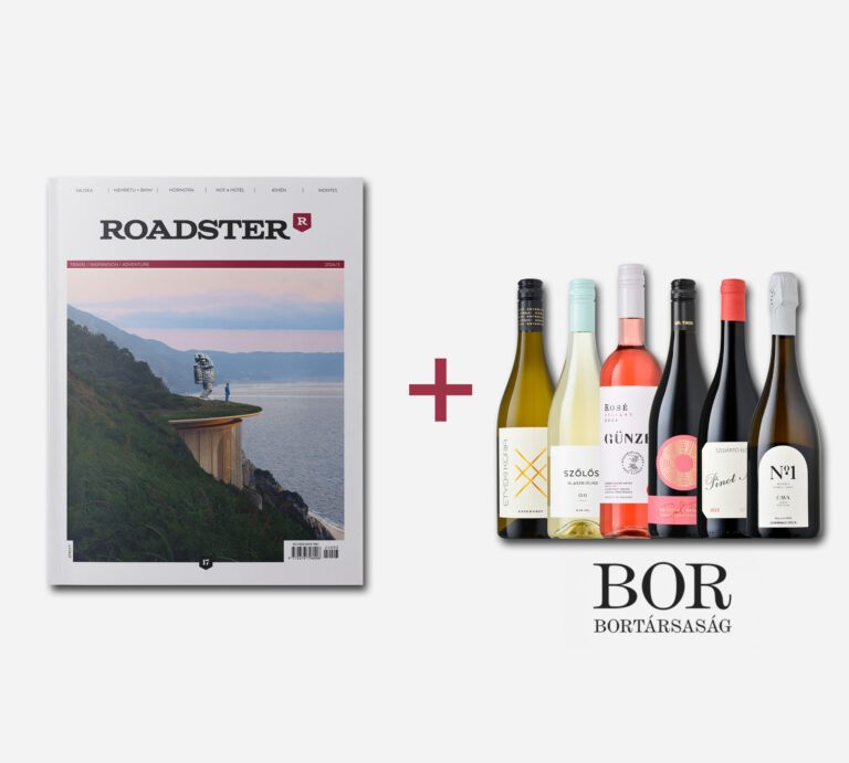 1 éves ROADSTER előfizetés + Bortársaság borválogatás