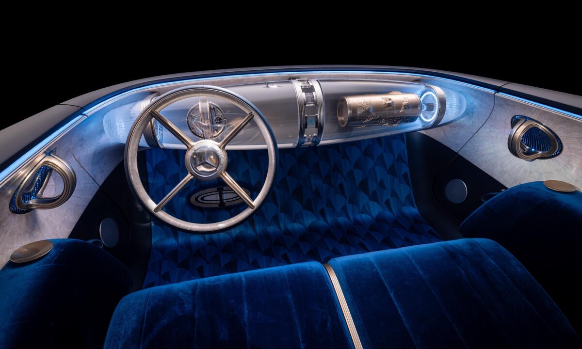 Retrofuturista Mercedes tanulmány #7
