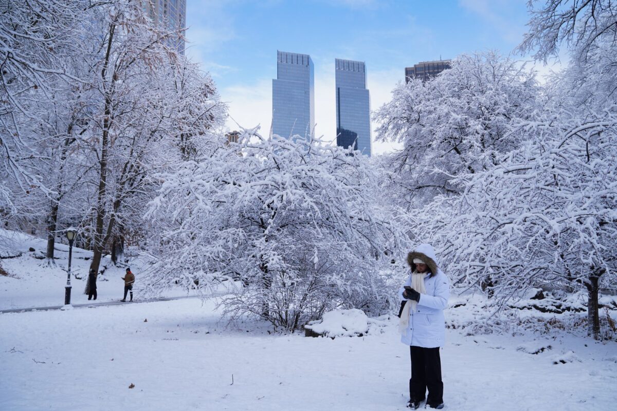 Az idei első hó New York-ban #9